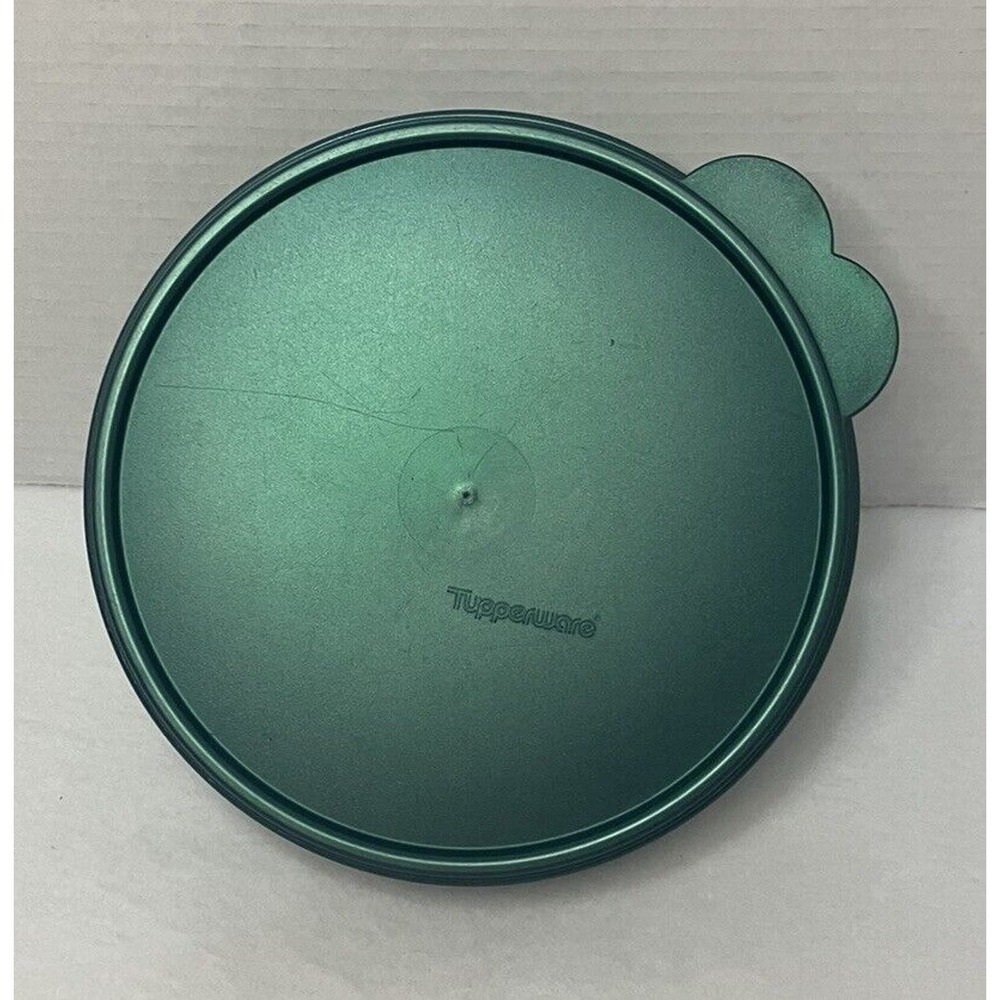 Tupperware 2 Liter Metallic Green Bowl - Vintage Tupperware Bowl